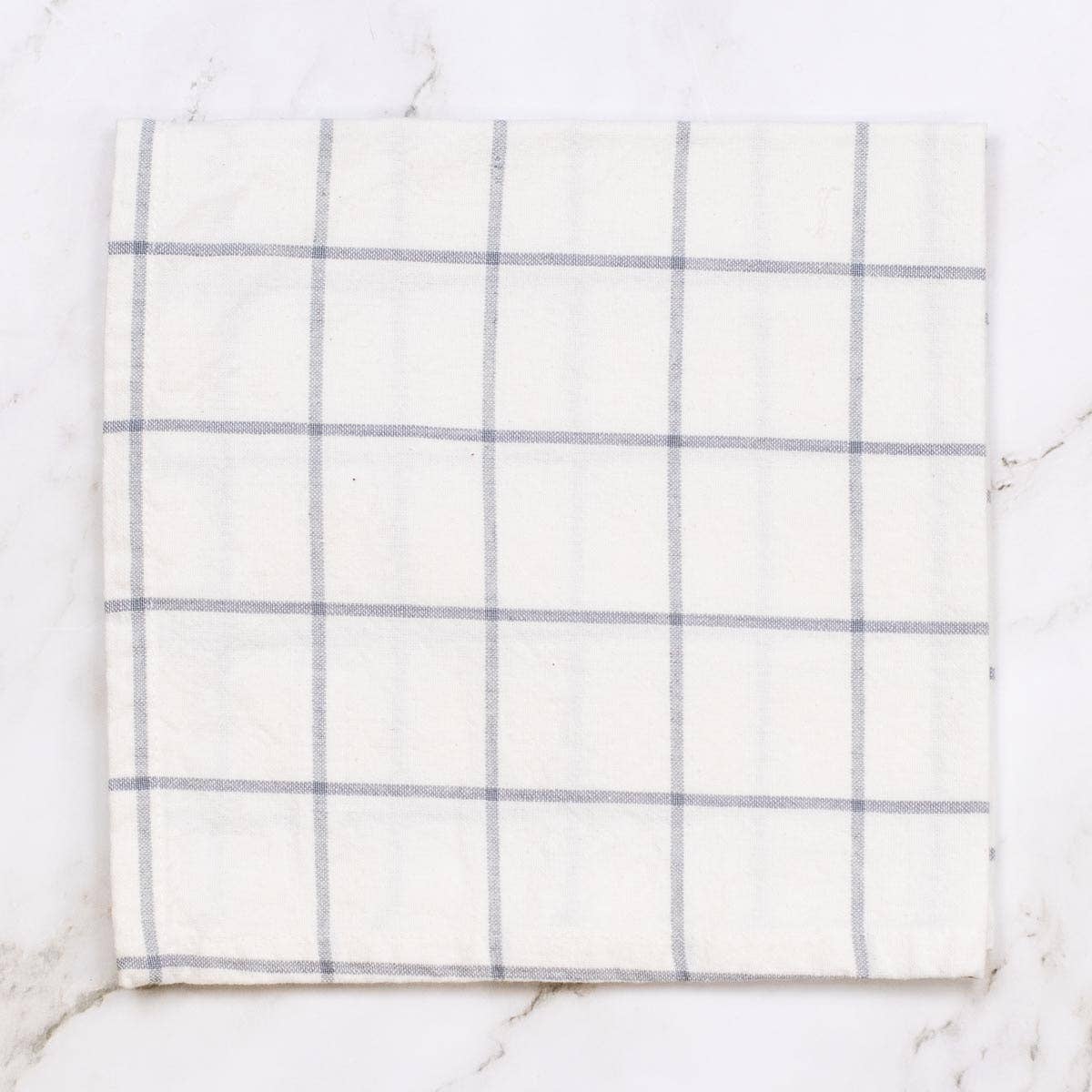 Mason Cloth Napkin – White/Gray