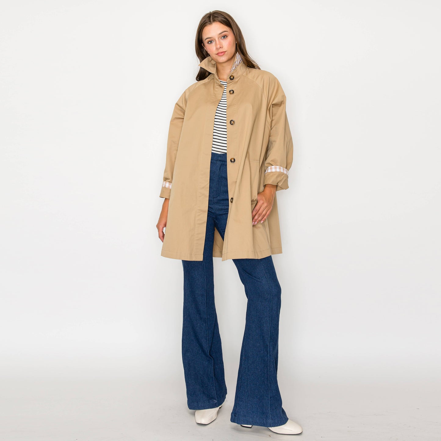 Camille French Trench Coat (Camel)