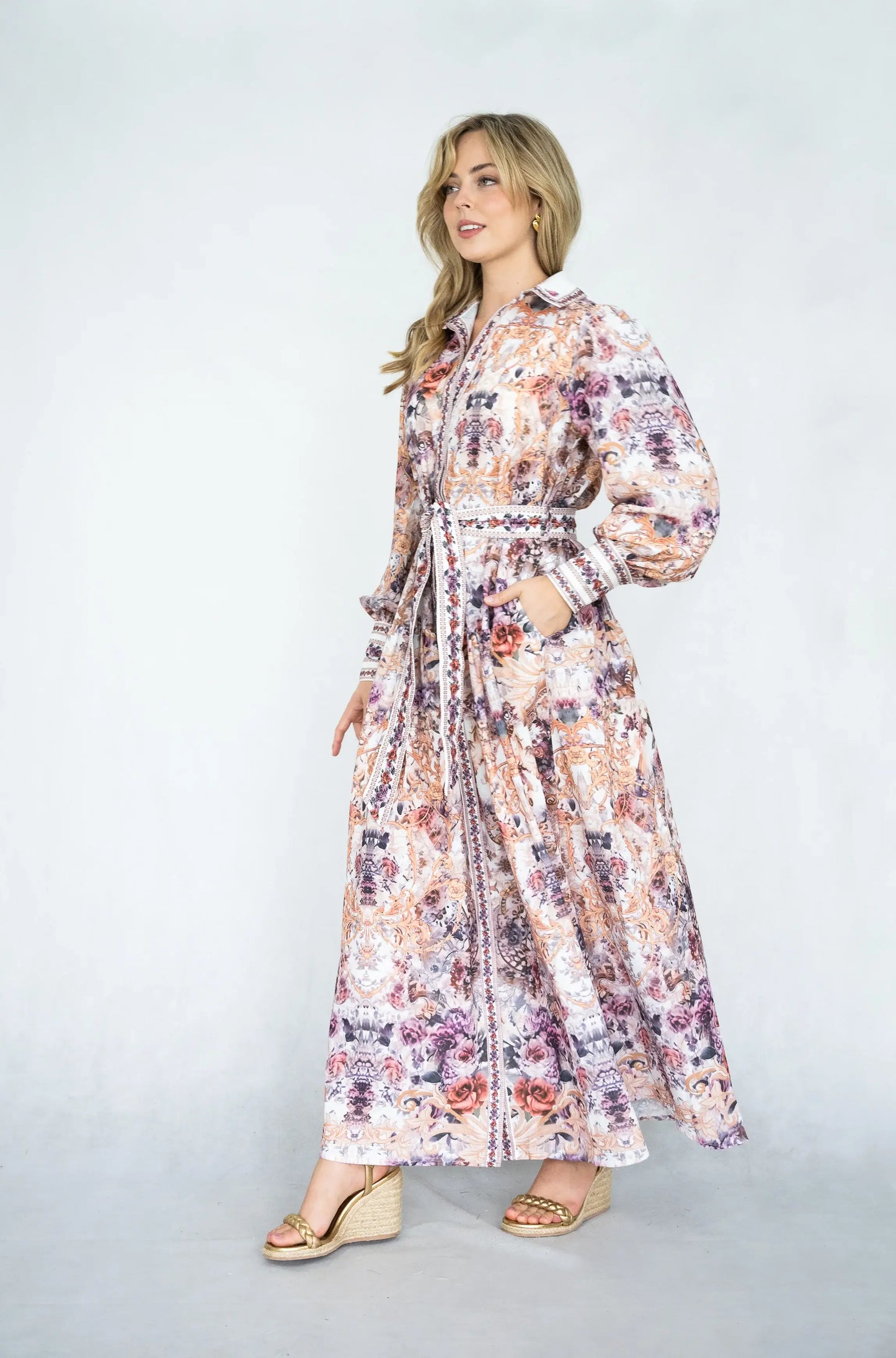 Viola Dress (Multi Floral)
