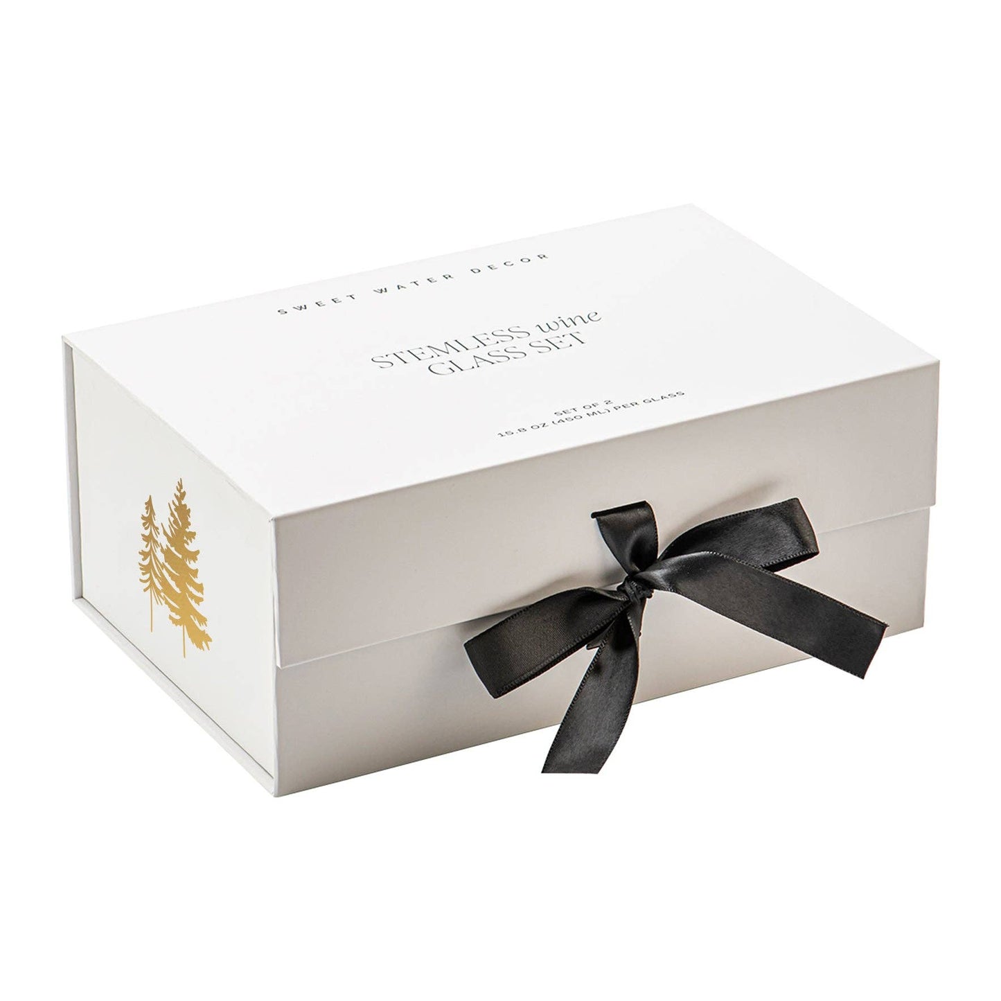 Trees Stemless Wine Glasses – Set of 2