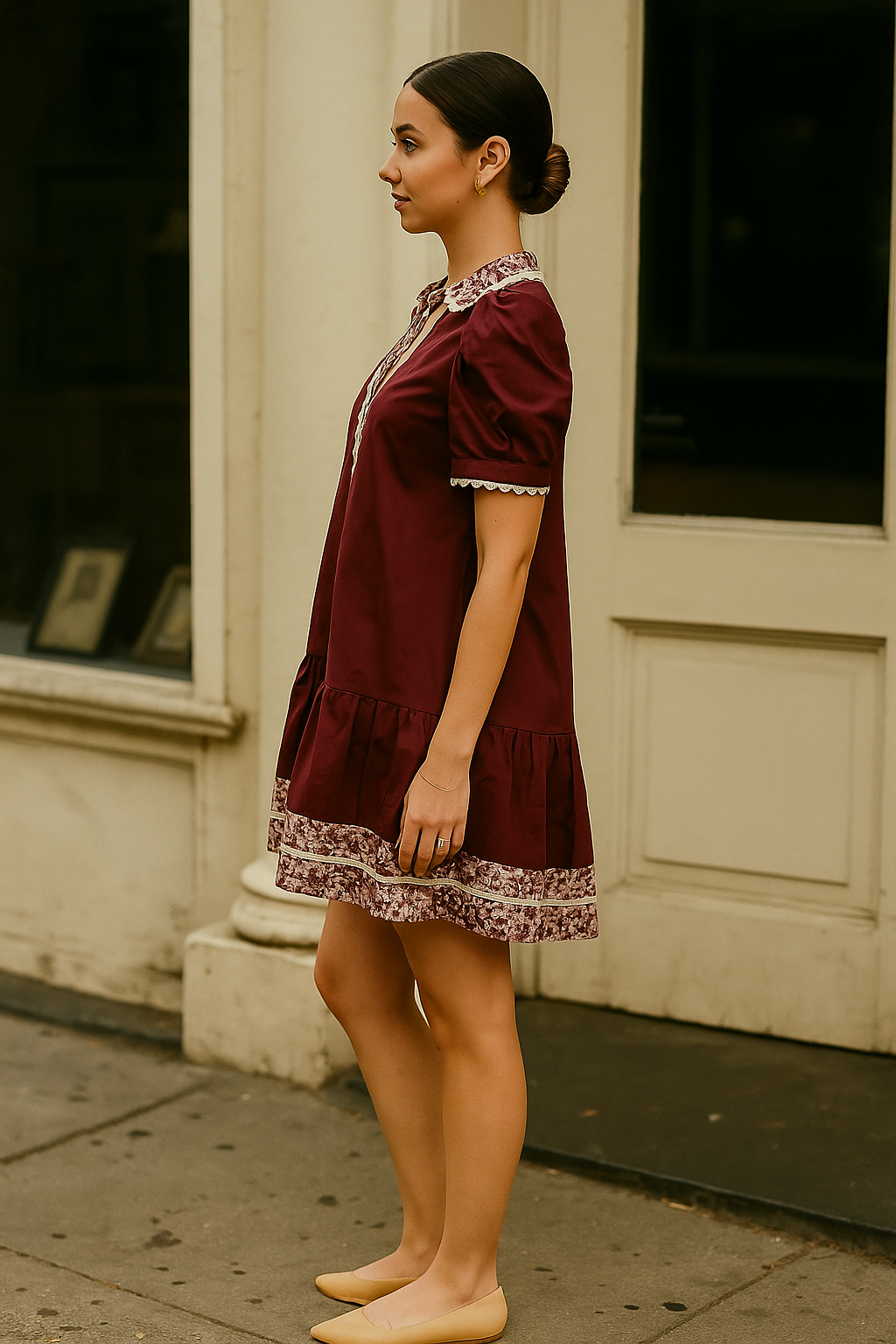 The Sutton Contrast Trim Dress Alice & Elizabeth