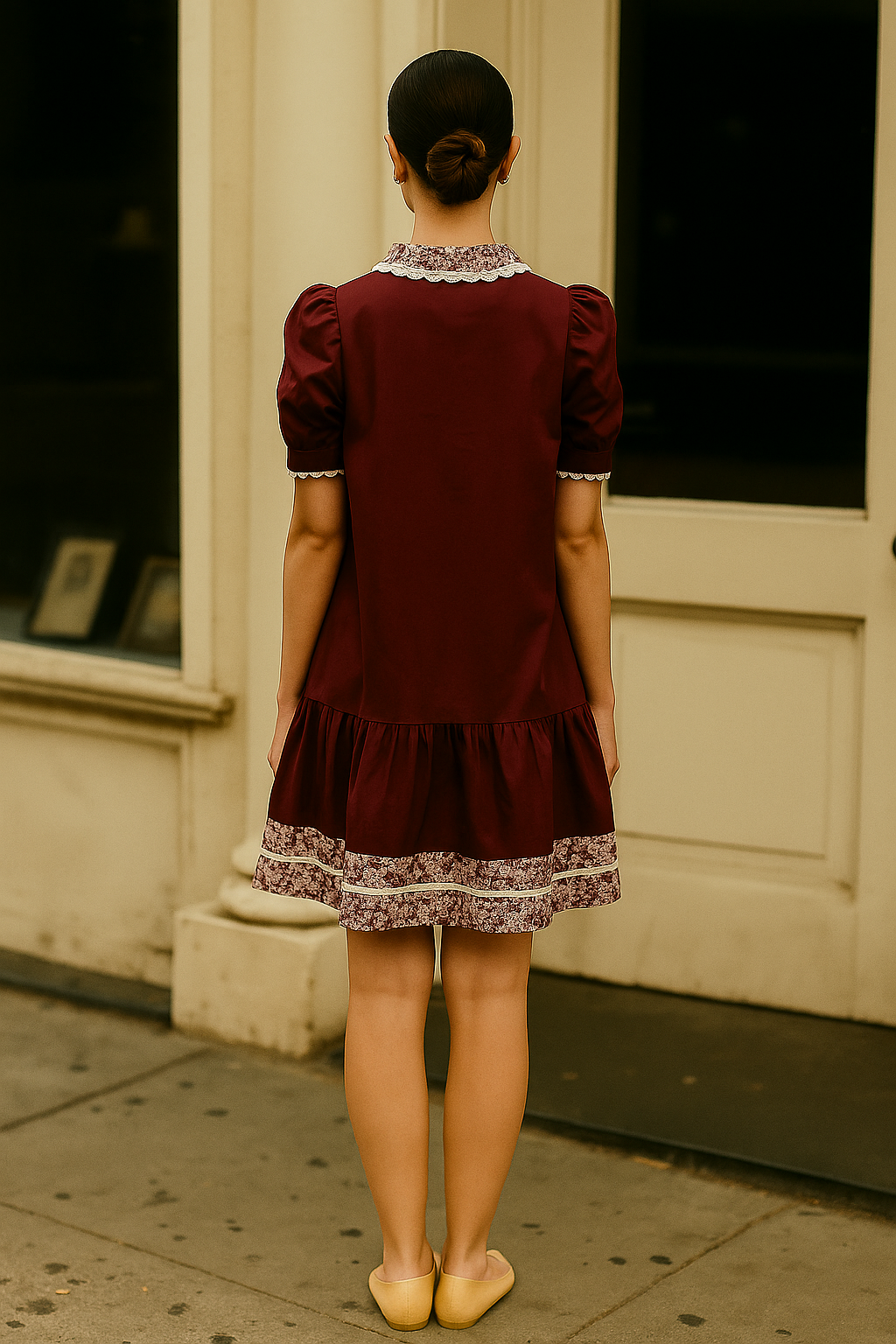 The Sutton Contrast Trim Dress Alice & Elizabeth