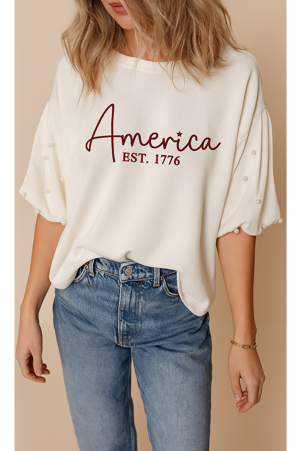 The Liberty Pearl Tee Alice & Elizabeth