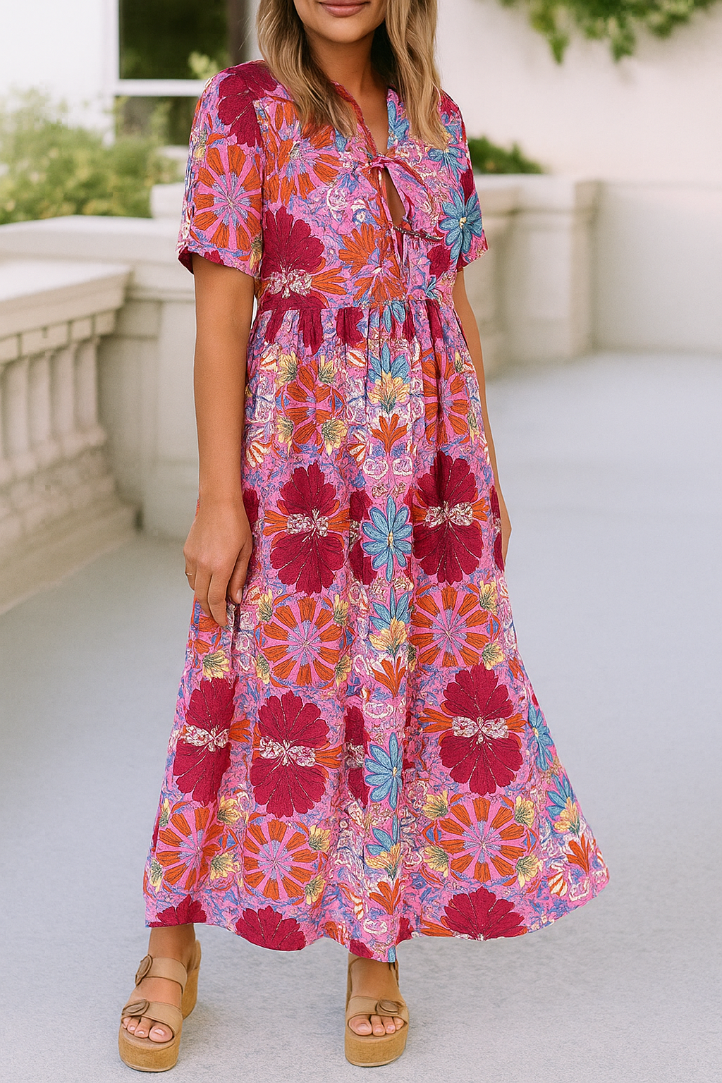 The Juliette Floral Midi Dress