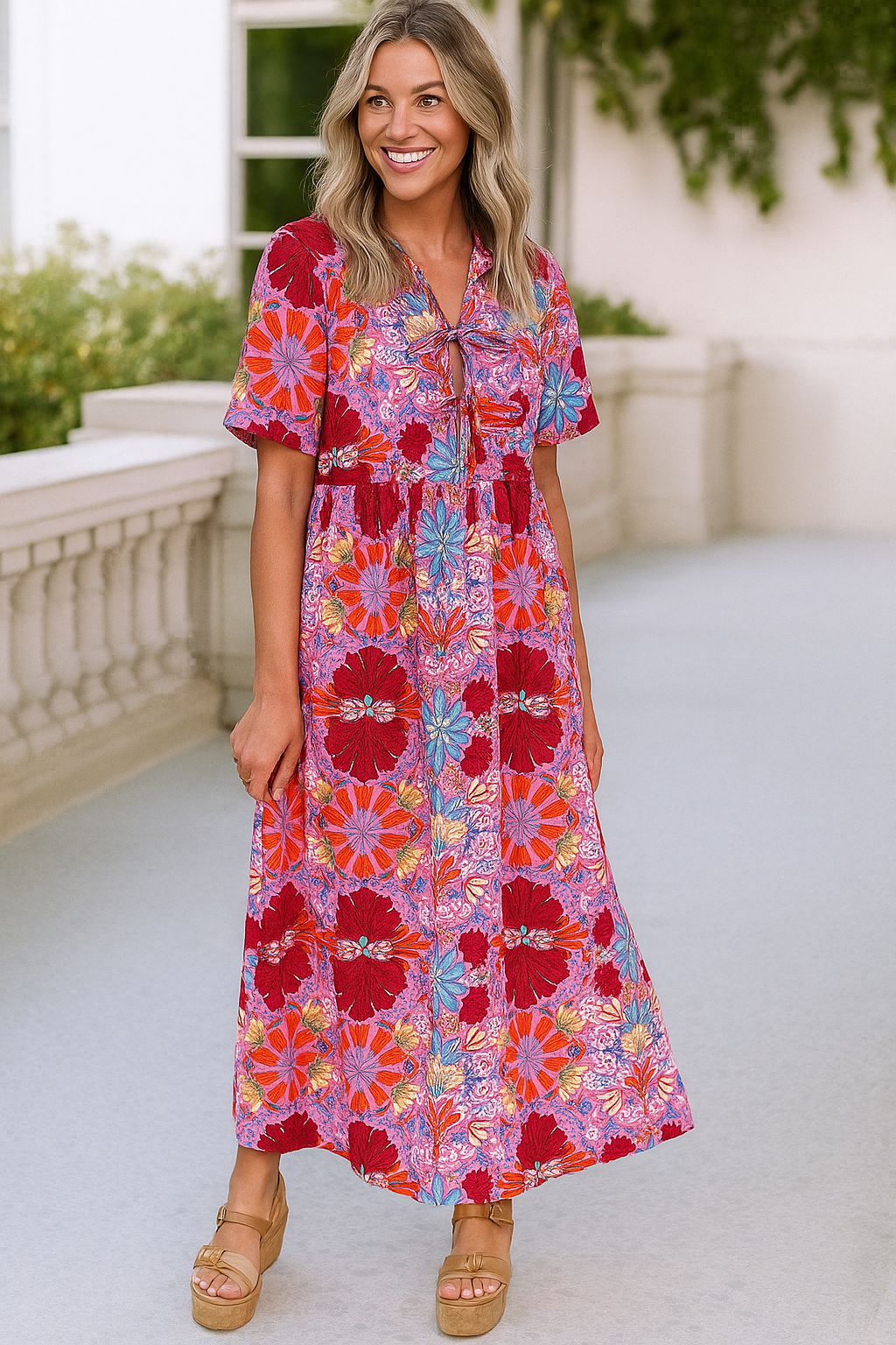 The Juliette Floral Midi Dress