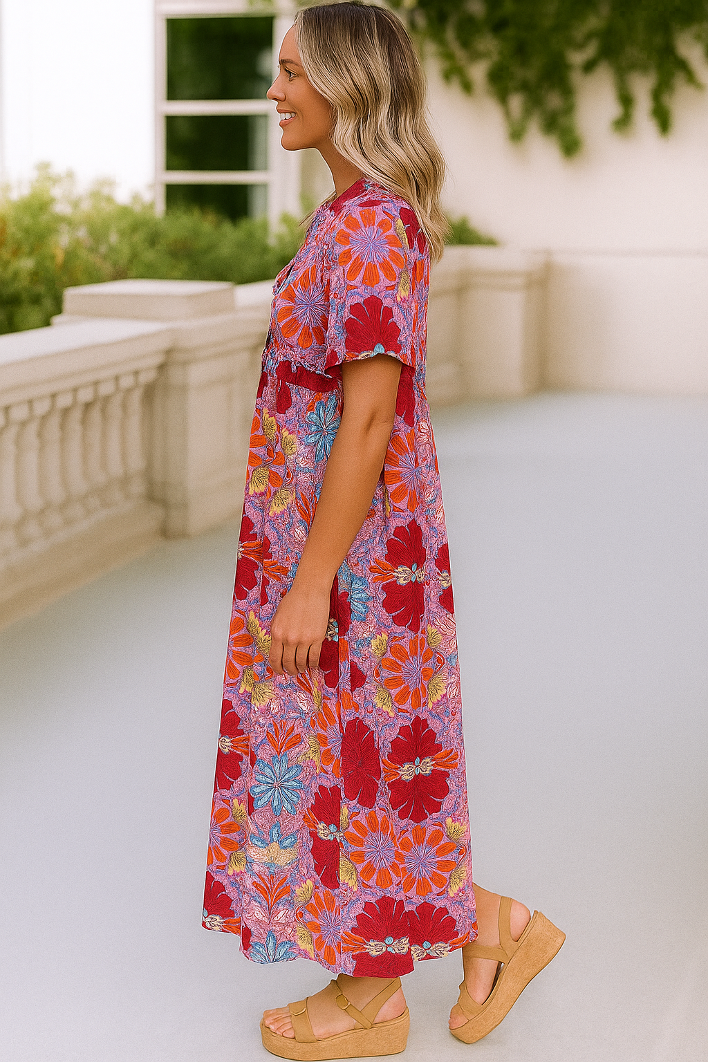 The Juliette Floral Midi Dress