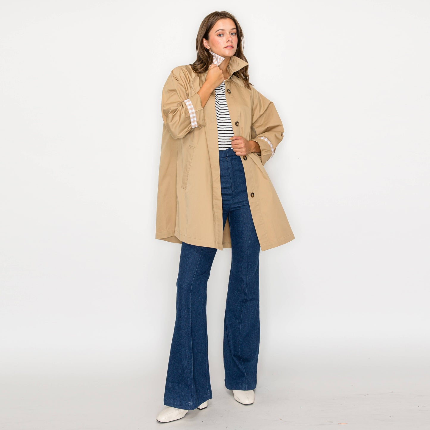 Camille French Trench Coat (Camel)