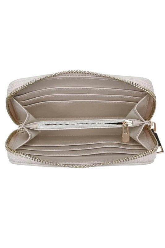 Isla Woven Shell Wallet