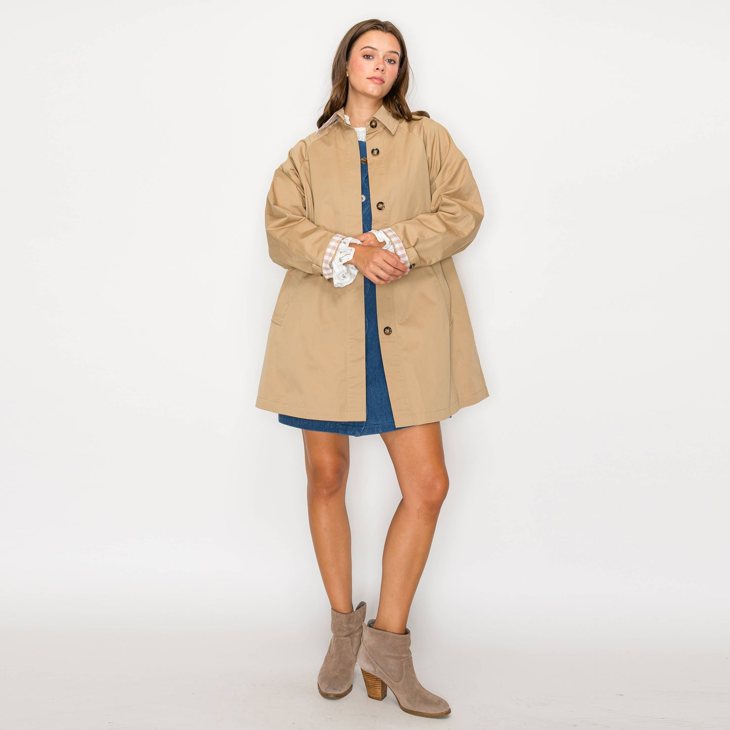 Camille French Trench Coat (Camel)