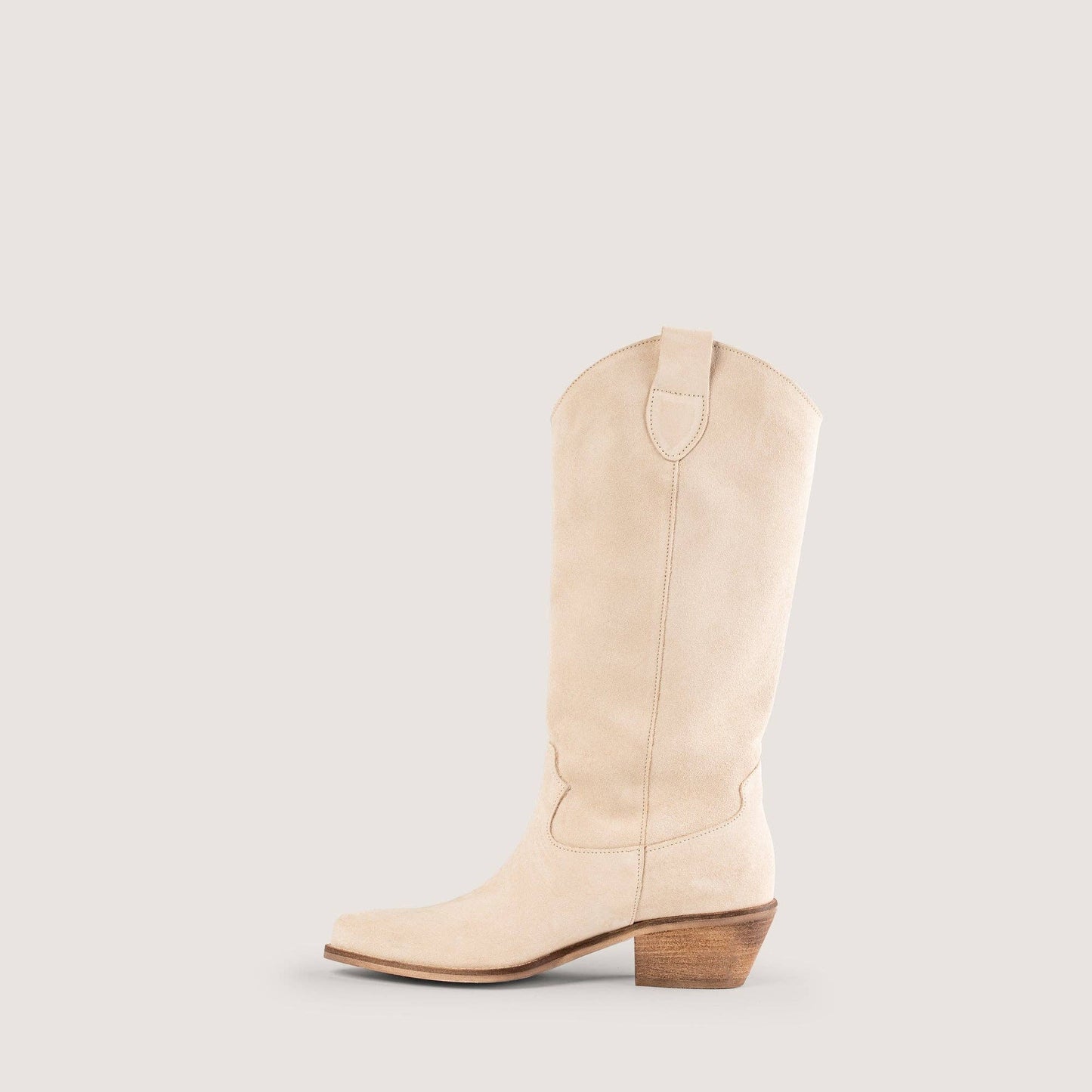 Jesse Beige Cowboy Boots