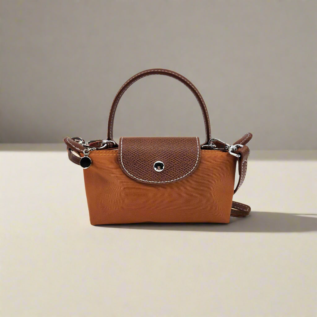 Nylon Mini Flap Crossbody – Top Zip