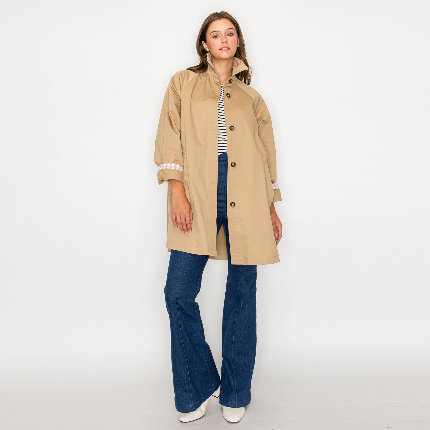 Camille French Trench Coat (Camel)