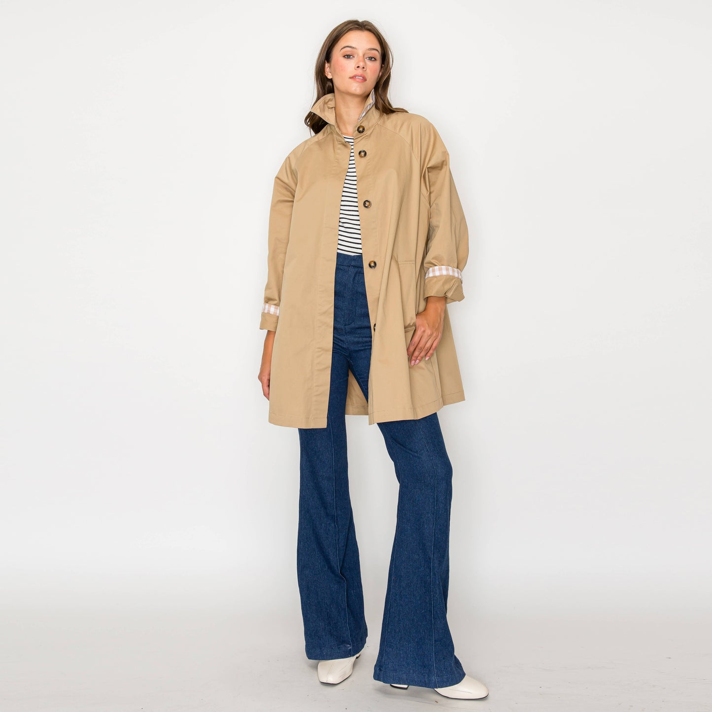 Camille French Trench Coat (Camel)