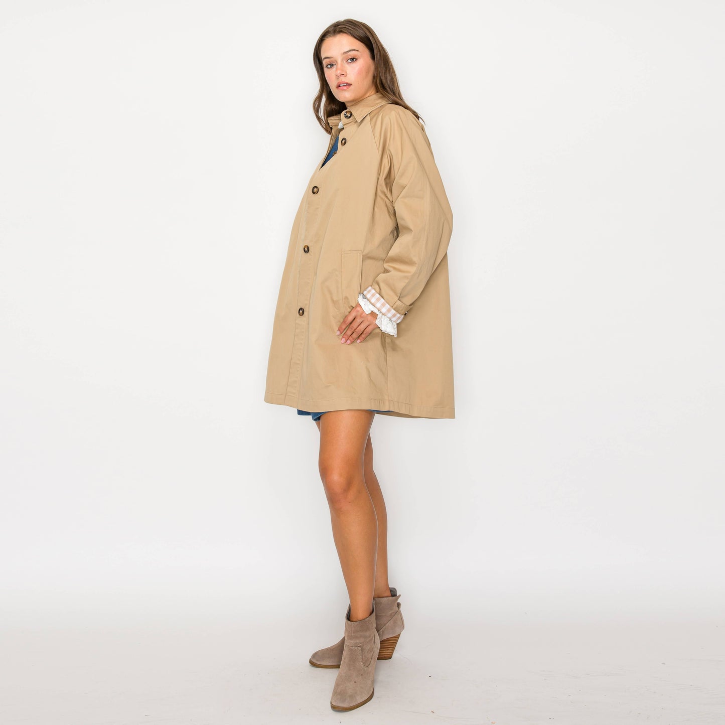 Camille French Trench Coat (Camel)