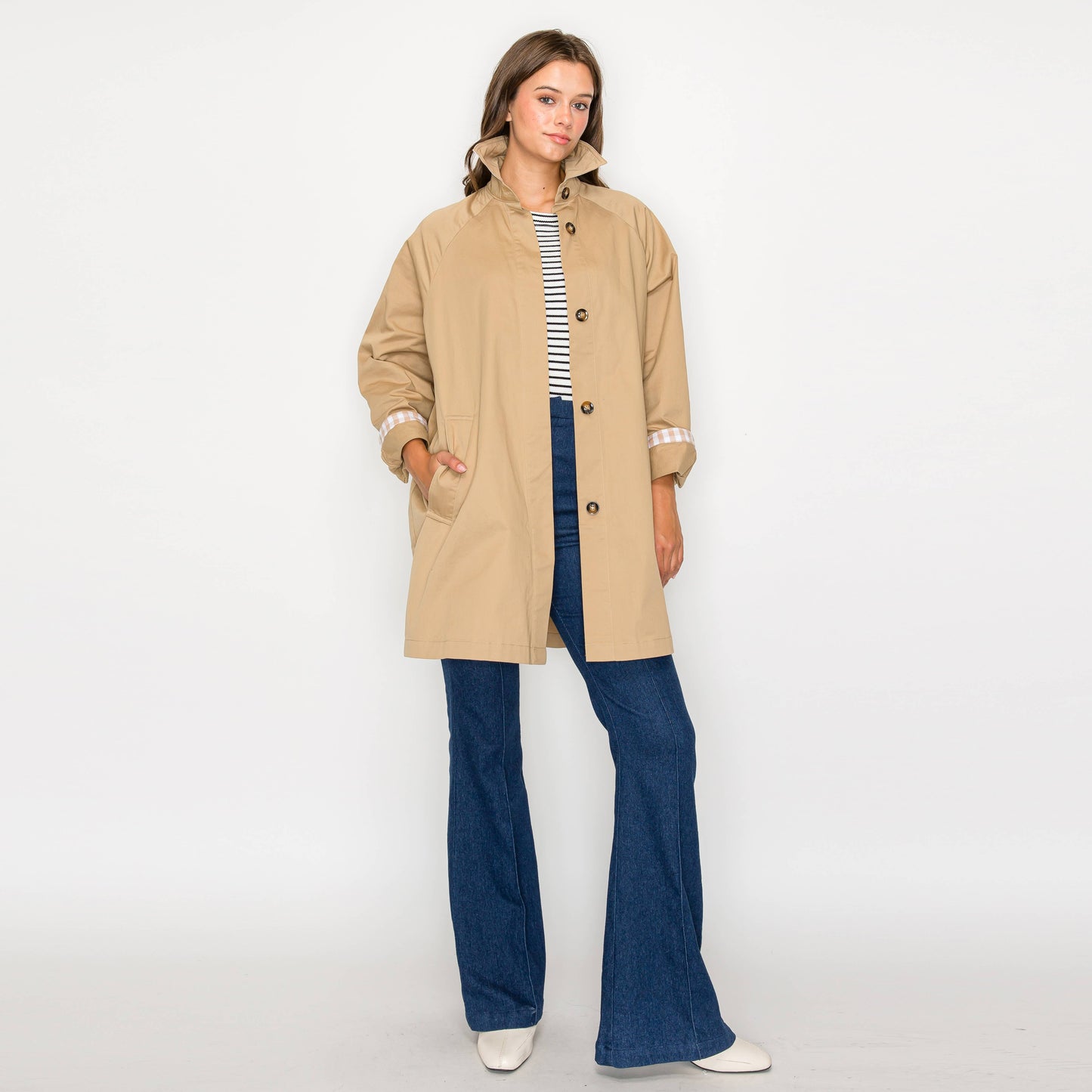 Camille French Trench Coat (Camel)