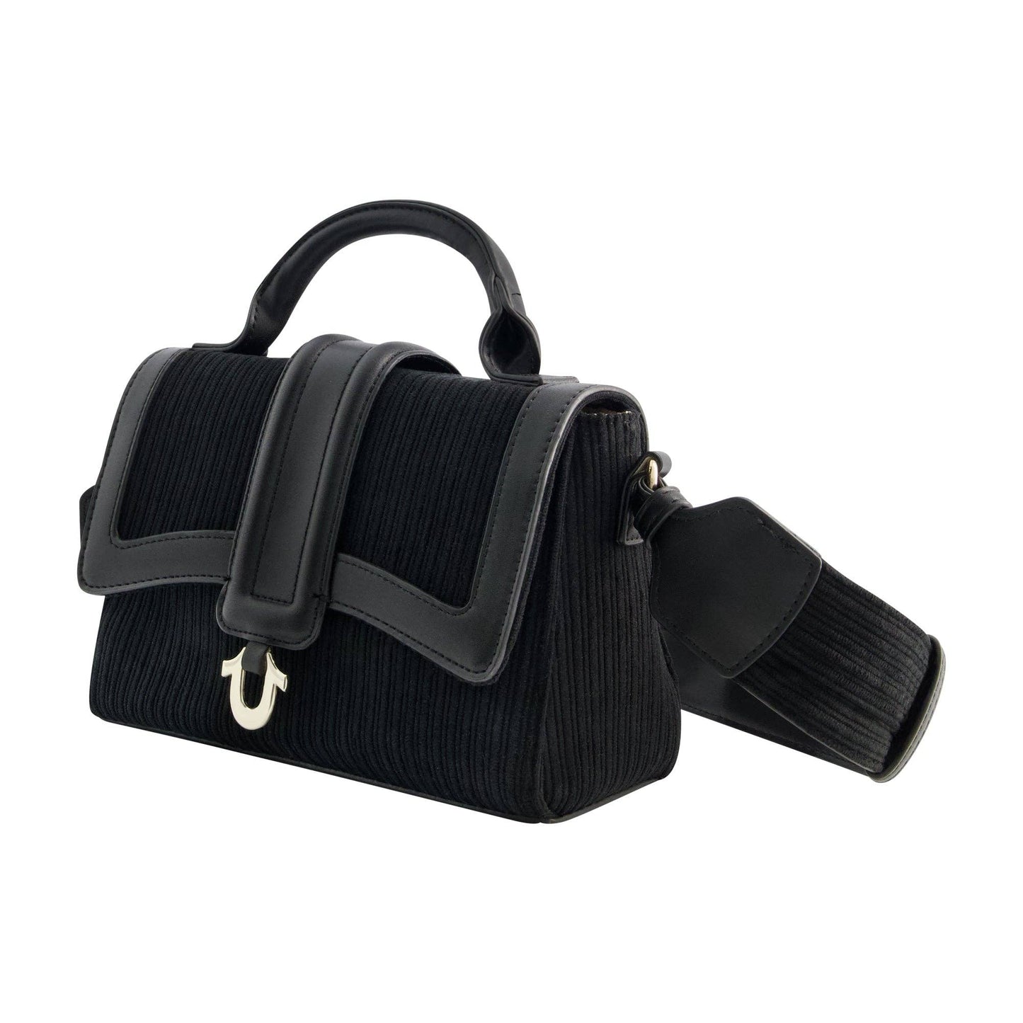 True Religion Ryder Corduroy Mini Crossbody (Black)