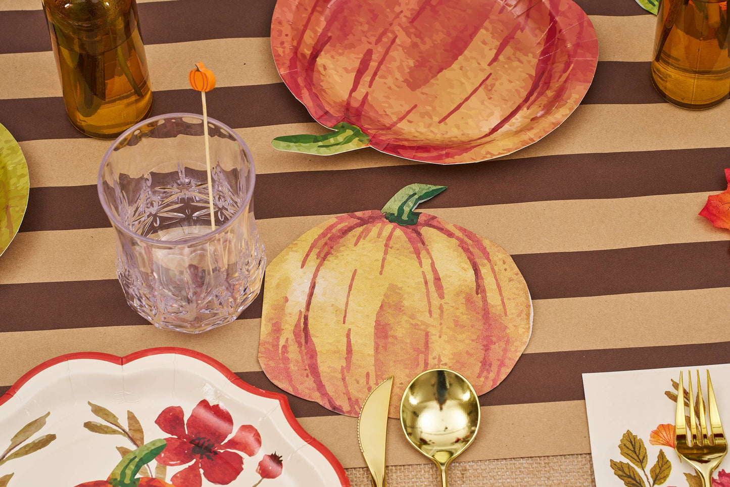 Pumpkin Fall Cocktail Party Picks