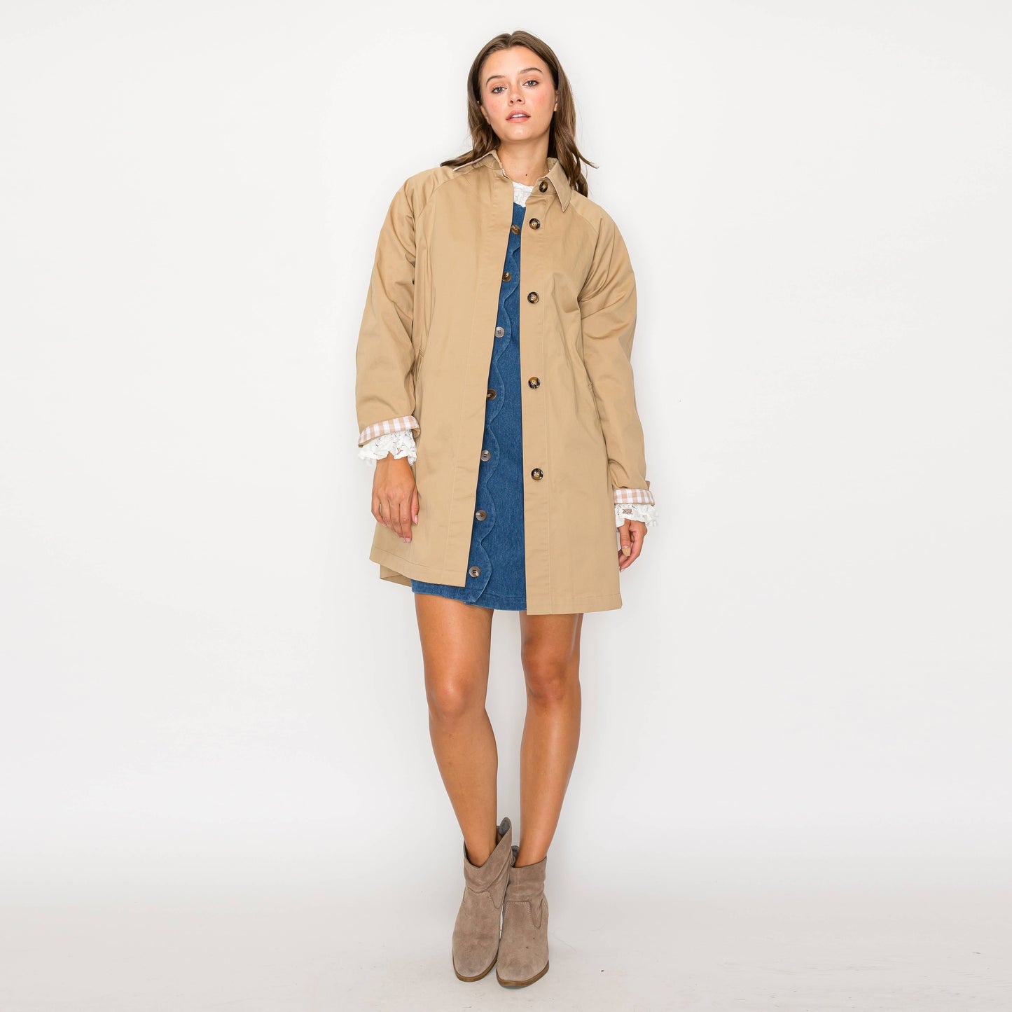 Camille French Trench Coat (Camel)
