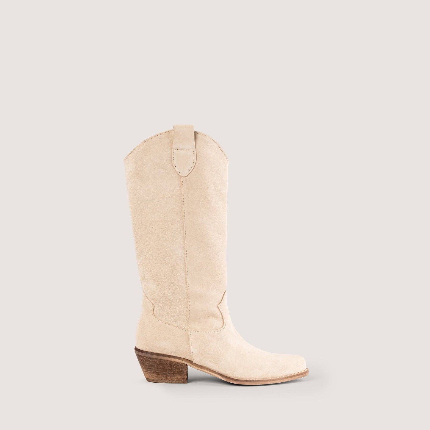 Jesse Beige Cowboy Boots