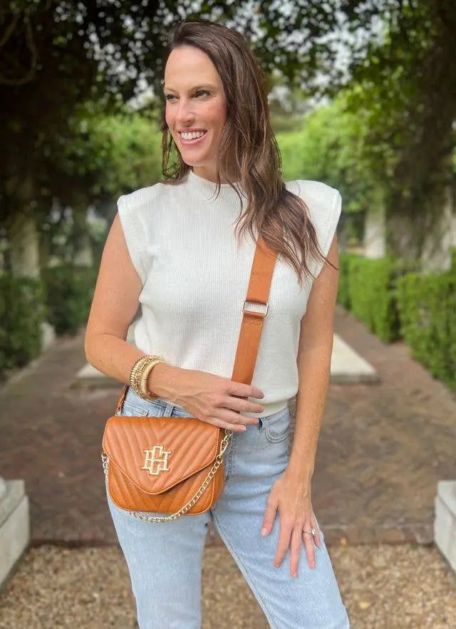 Angela Quilted Crossbody - Crossbody Bags