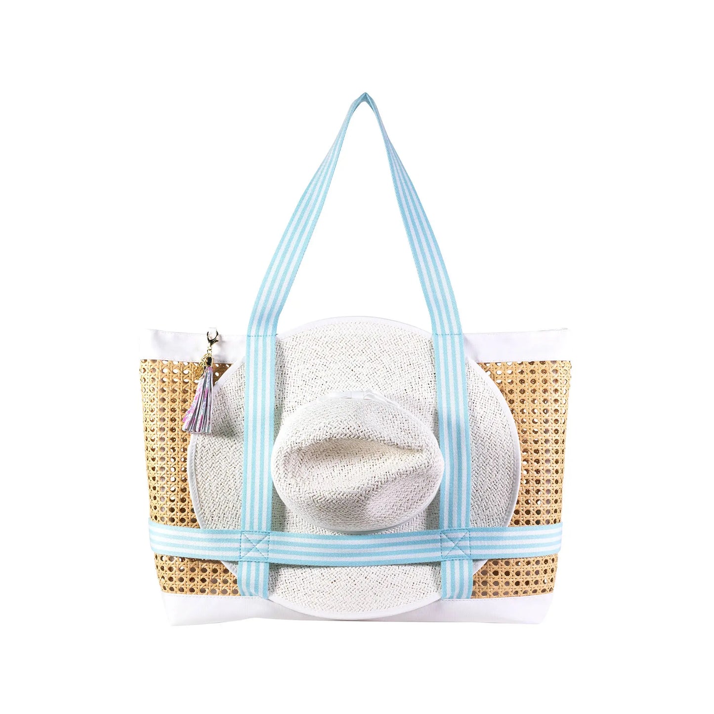 Beachside Haven Hat Tote - Tote Bags