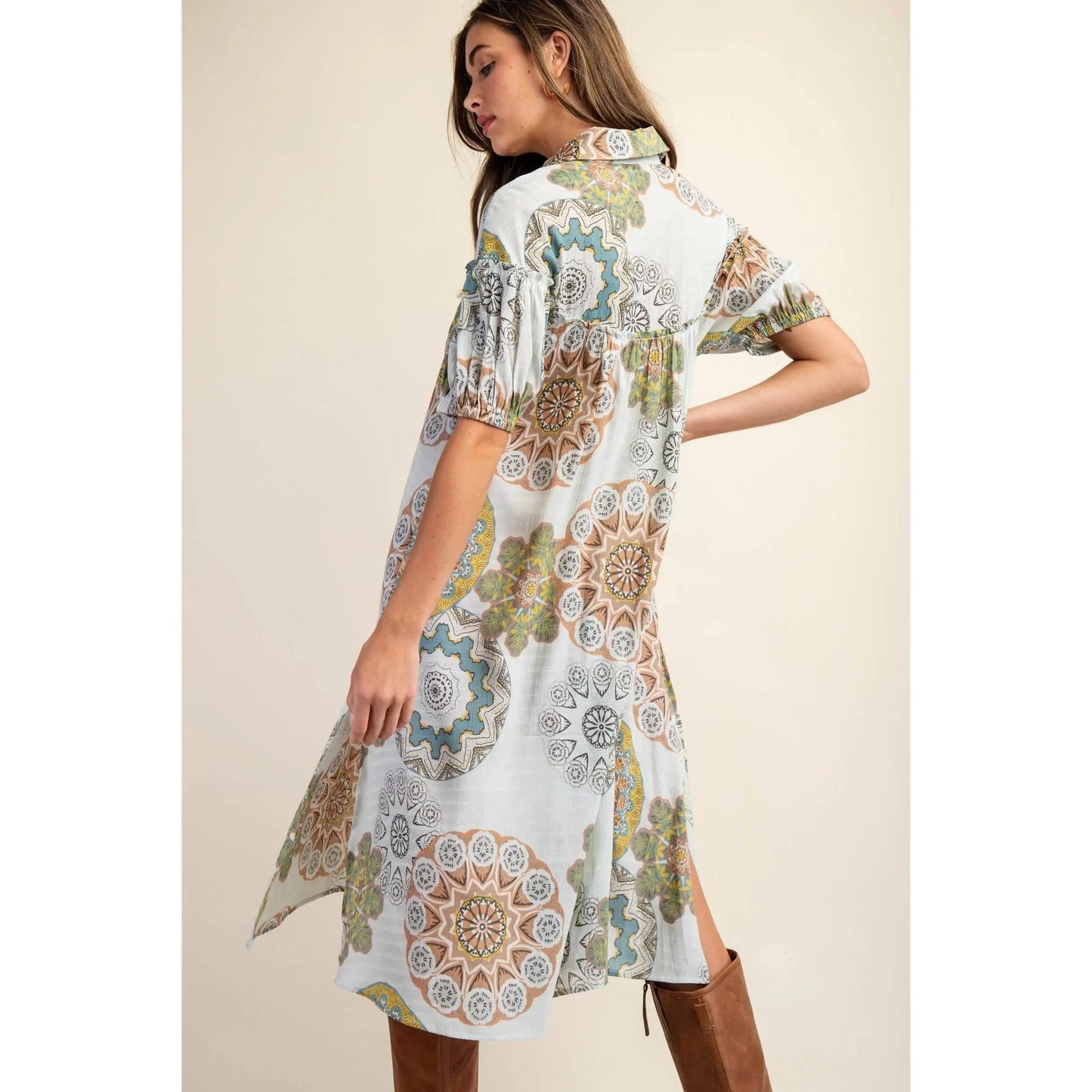 Briar Botanical Shirt Dress - Dresses
