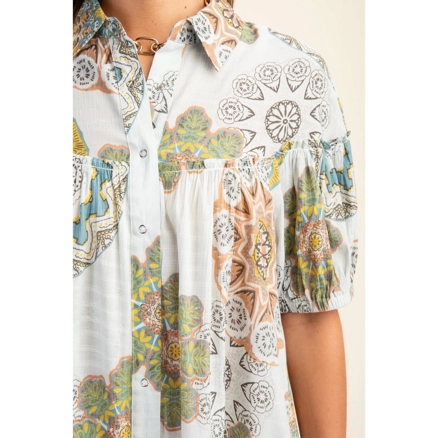 Briar Botanical Shirt Dress - Dresses