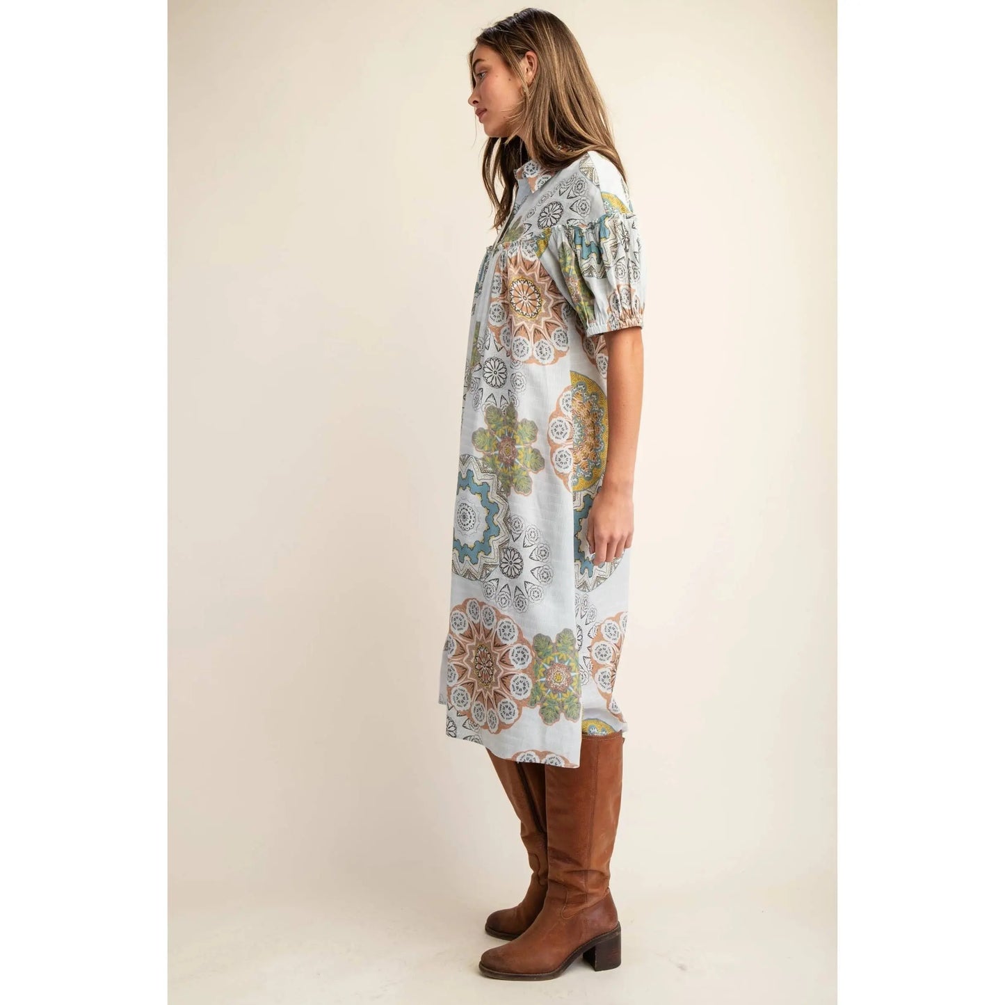 Briar Botanical Shirt Dress - Dresses