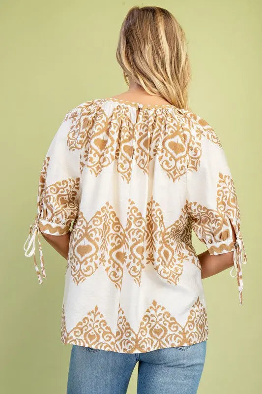 Callie Trim Detail Top - Tops