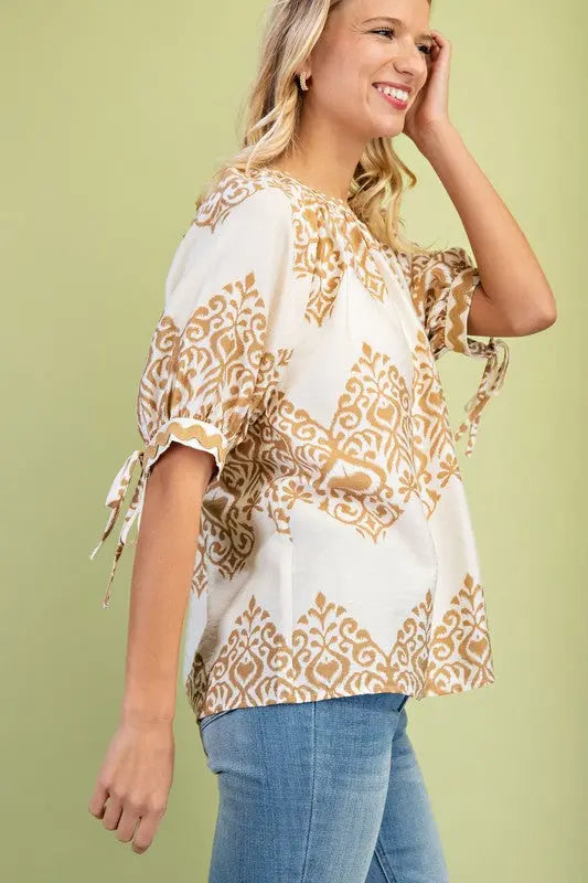 Callie Trim Detail Top - Tops