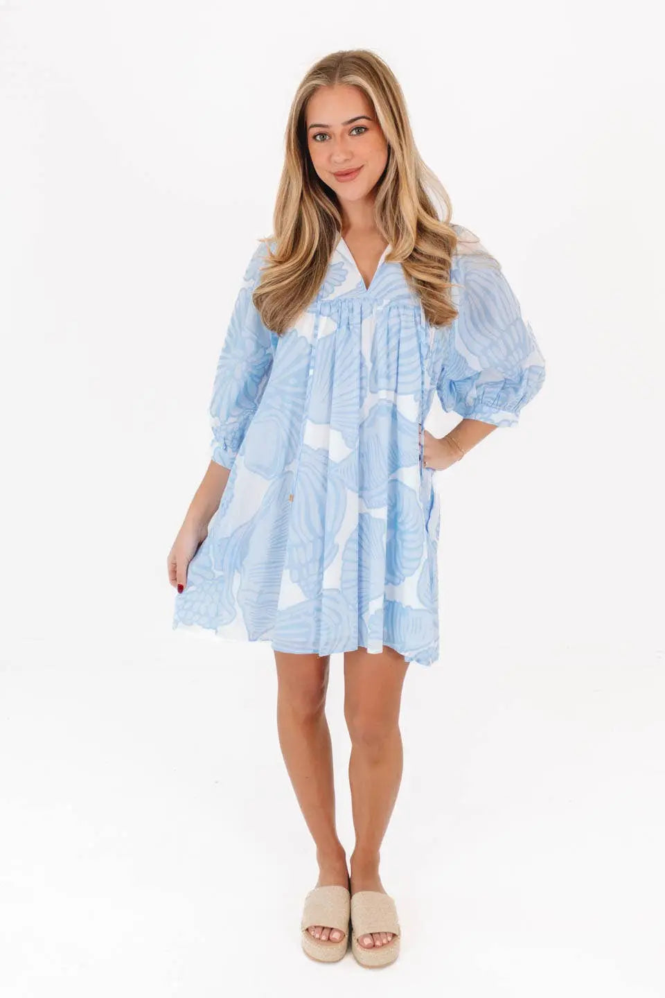 Charlotte Puff Sleeve Dress - Dresses