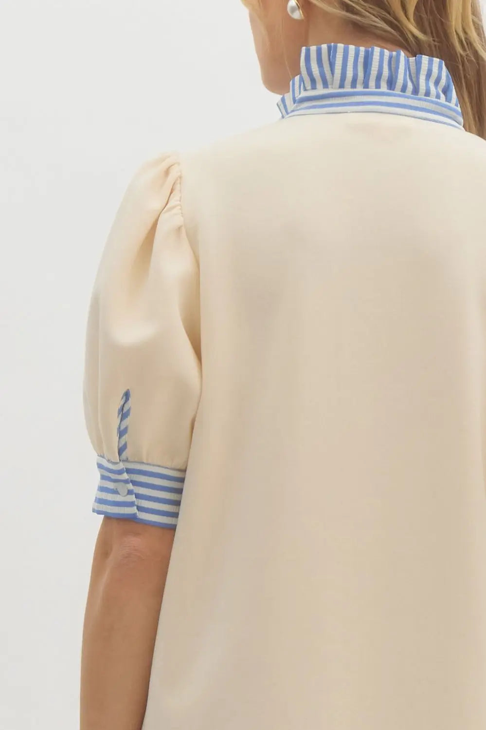 Charlotte Striped Accent Polo Dress - Dresses