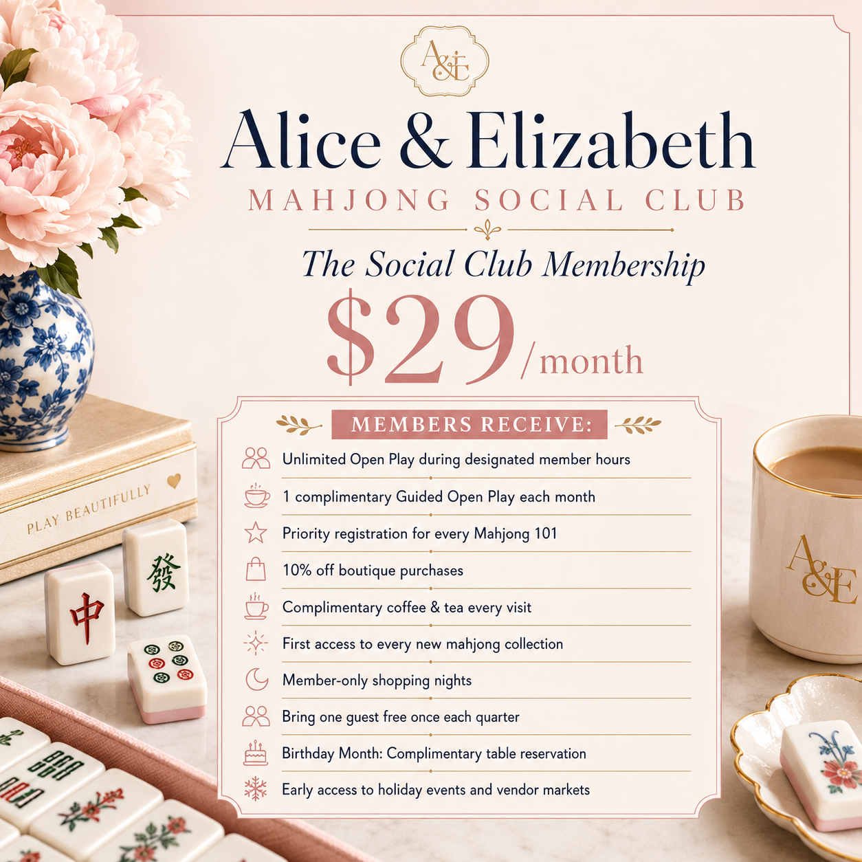 Alice & Elizabeth Mahjong Social Club
