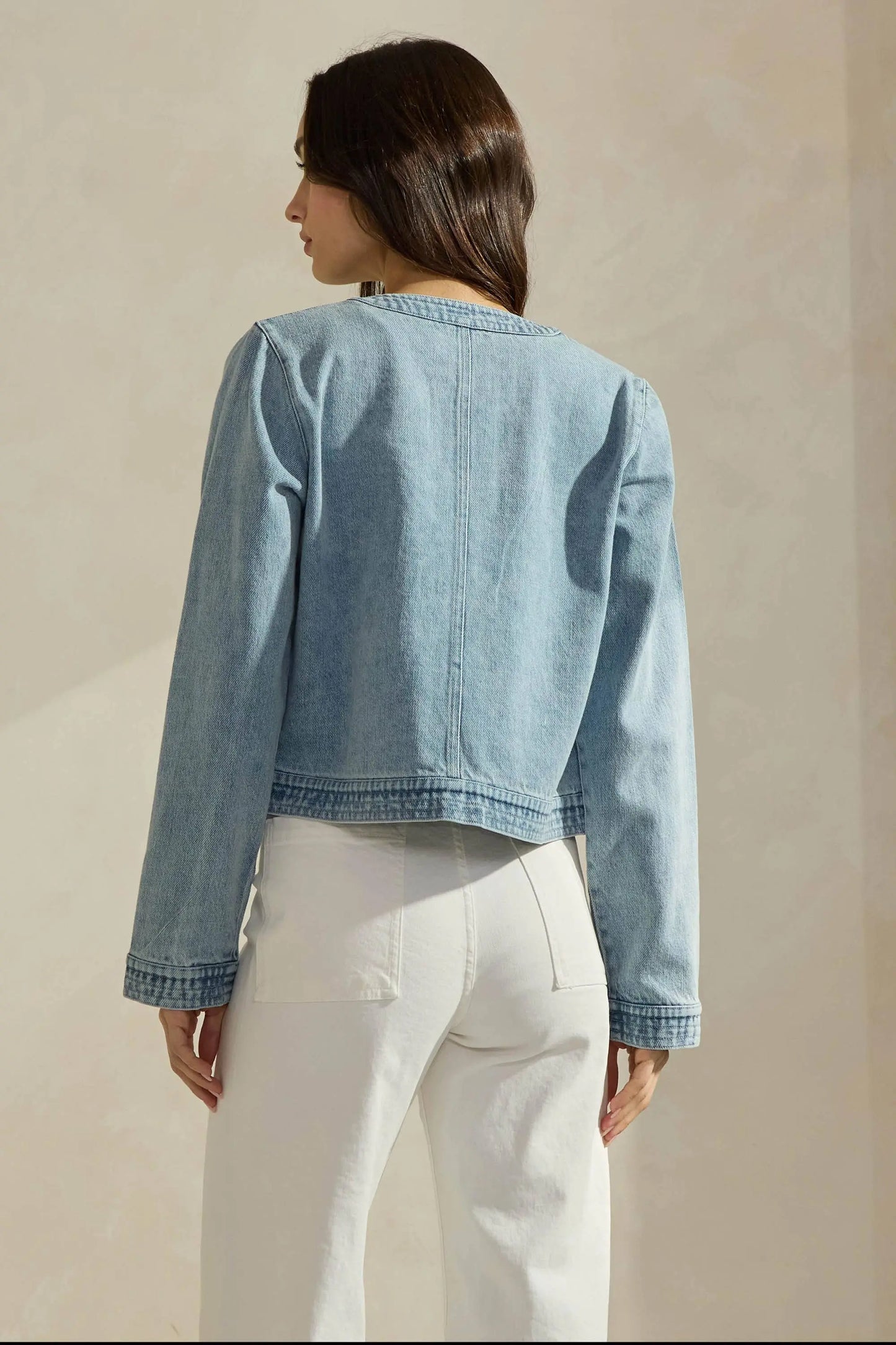 Classic Charm Denim Jacket - Jackets