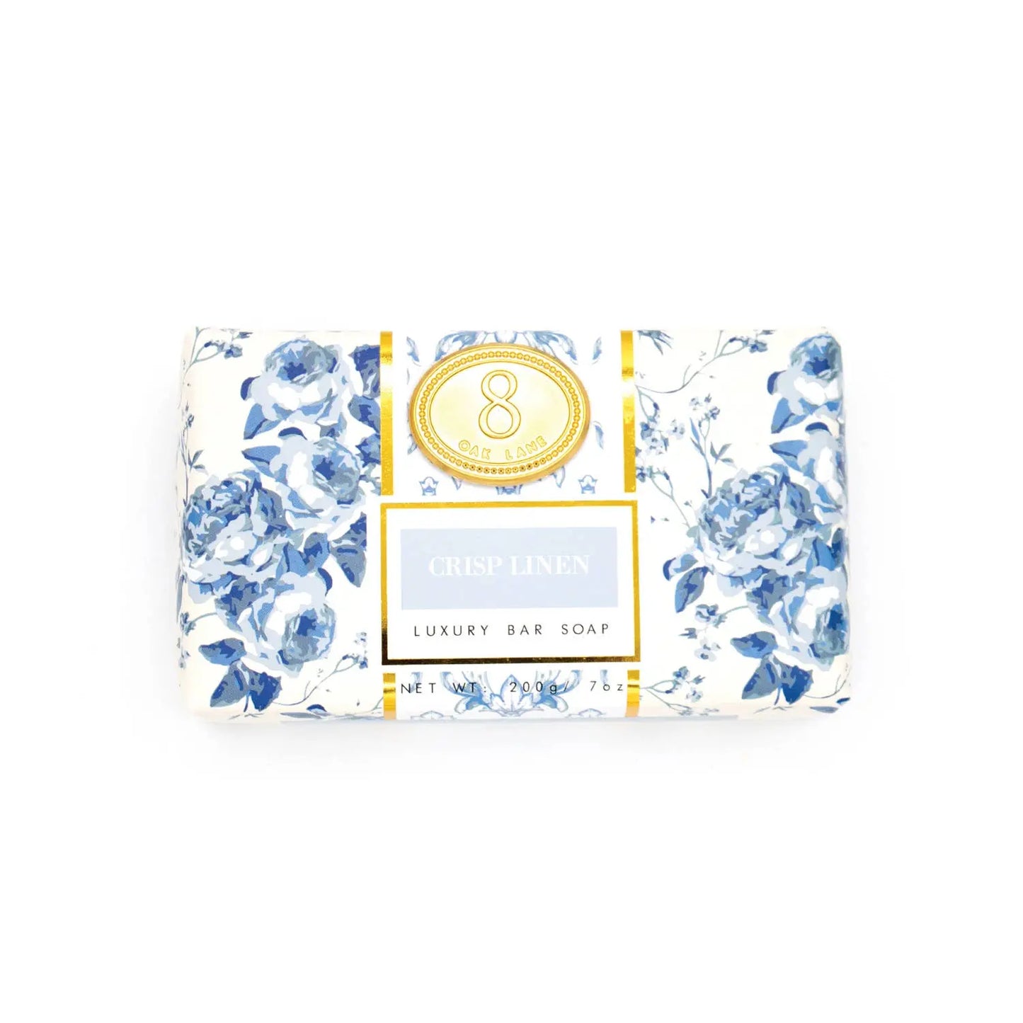 Crisp Linen Wrapped Bar Soap - Bath & Body