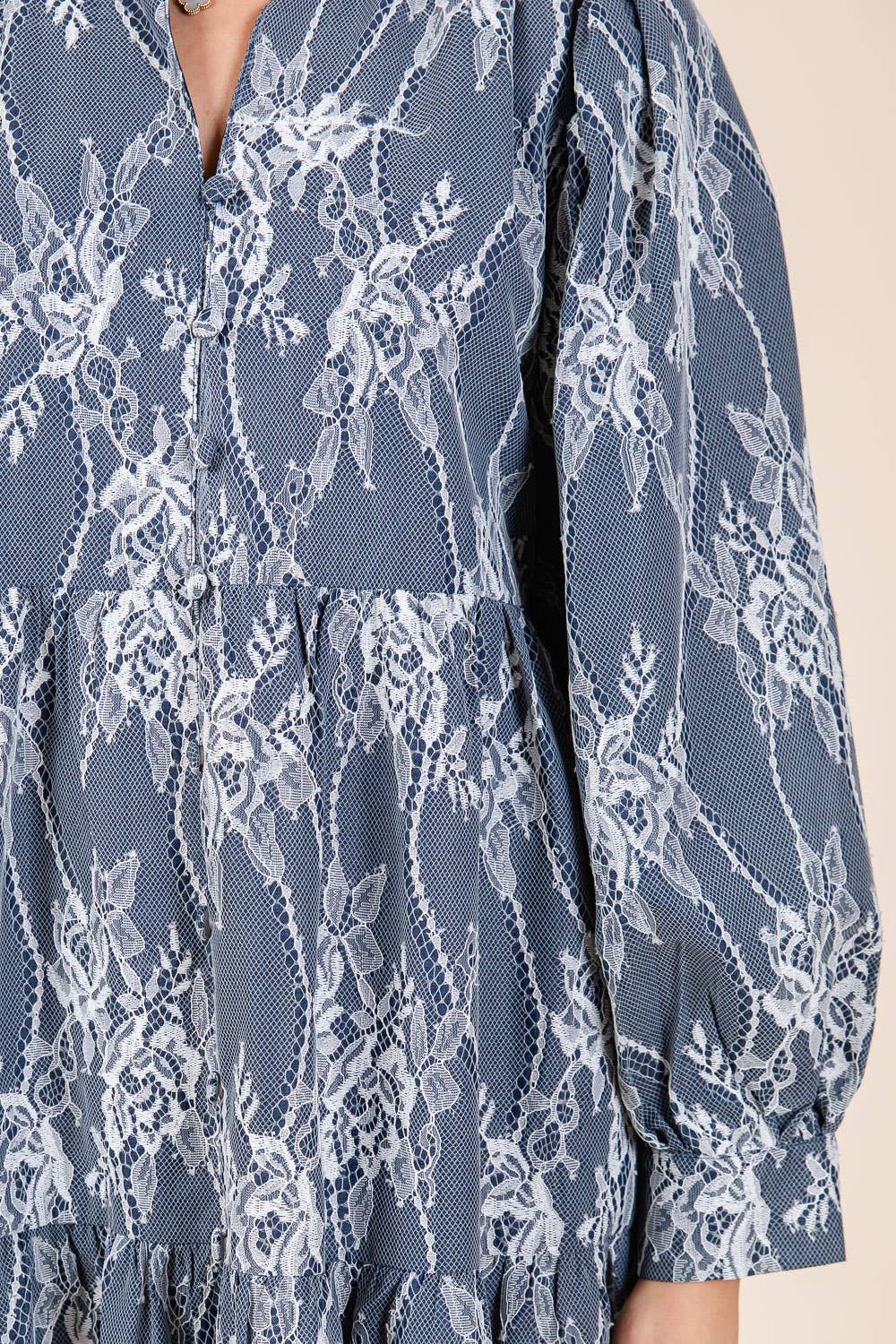 Eleanor Embroidered Babydoll Dress - Dresses