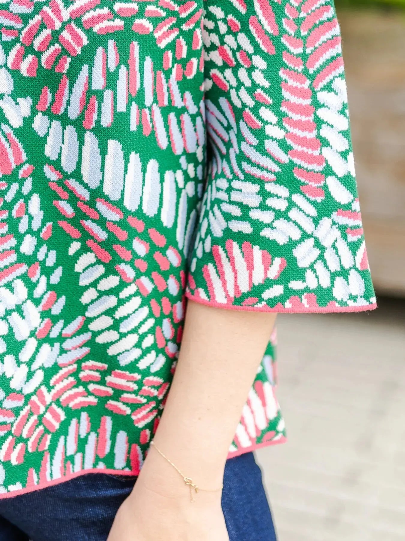 Eleanor Mosaic Meadow Sweater - Sweaters