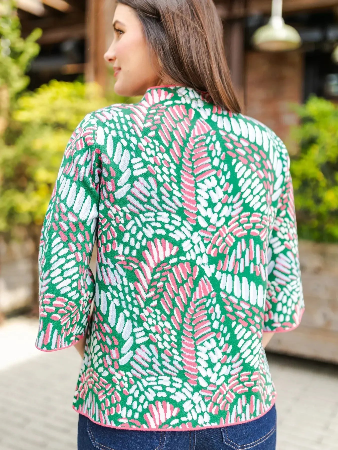 Eleanor Mosaic Meadow Sweater - Sweaters