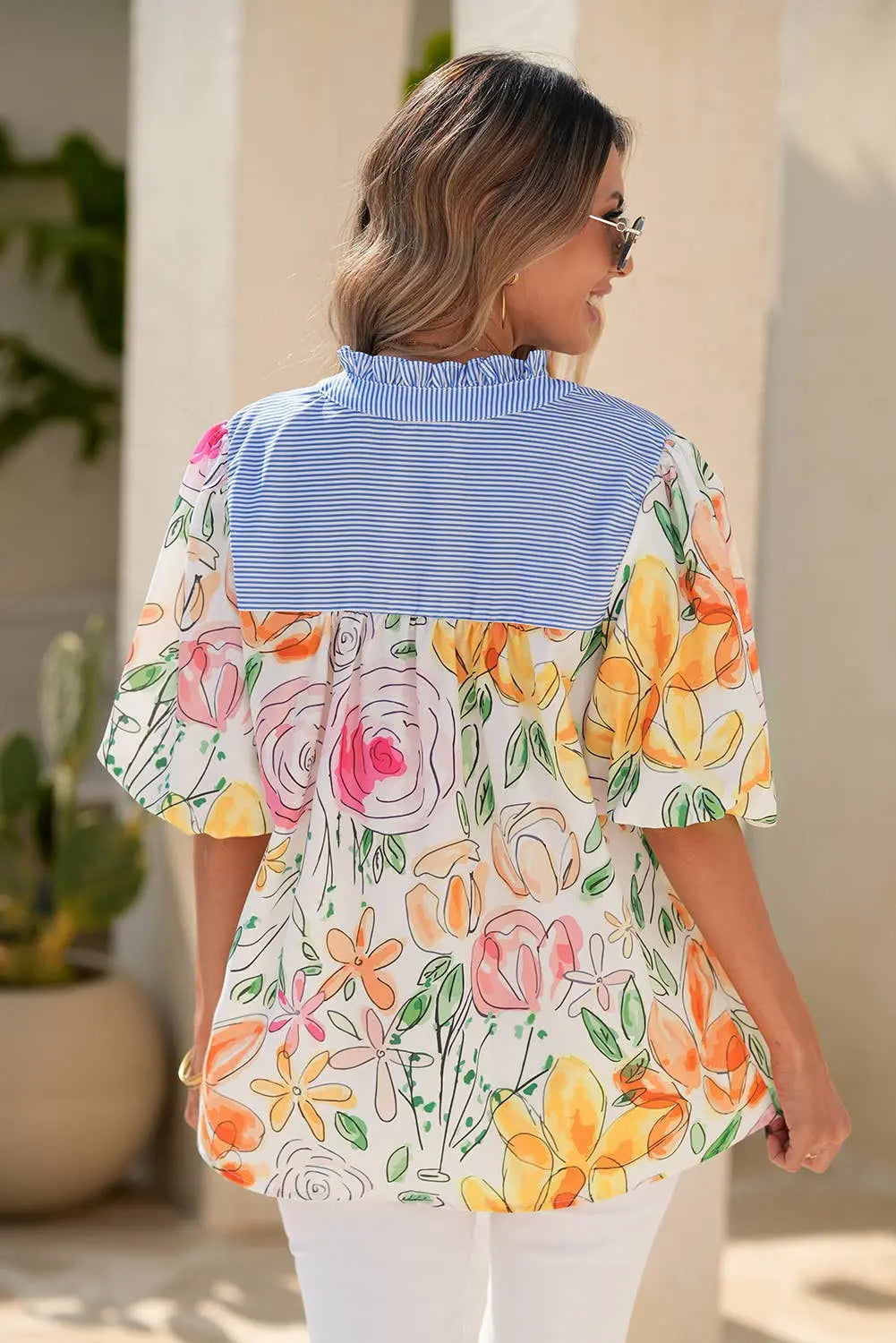 Isla Garden Party Blouse - Blouse