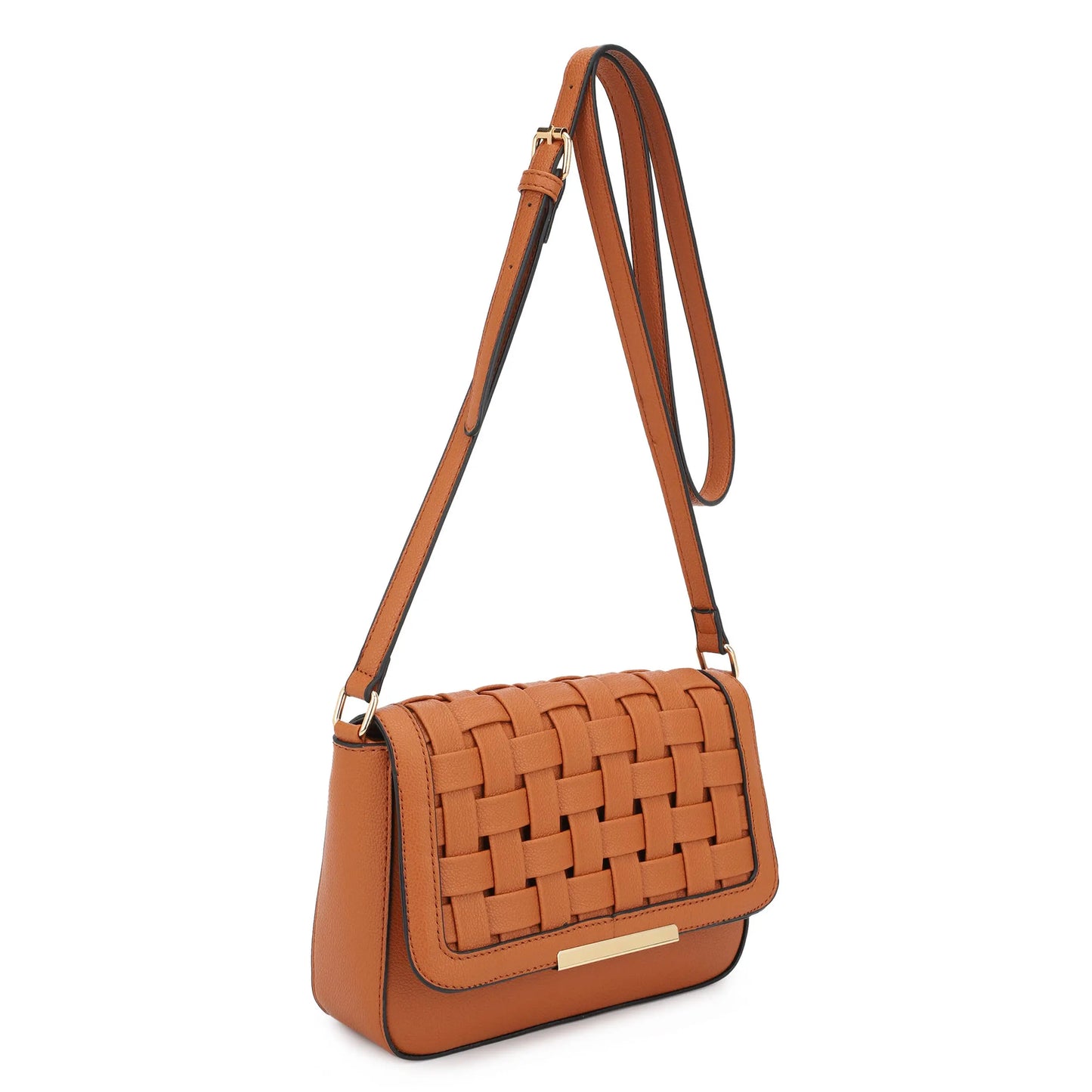 Kathy Urban Weave Crossbody Bag - Light Mauve - Crossbody Bags