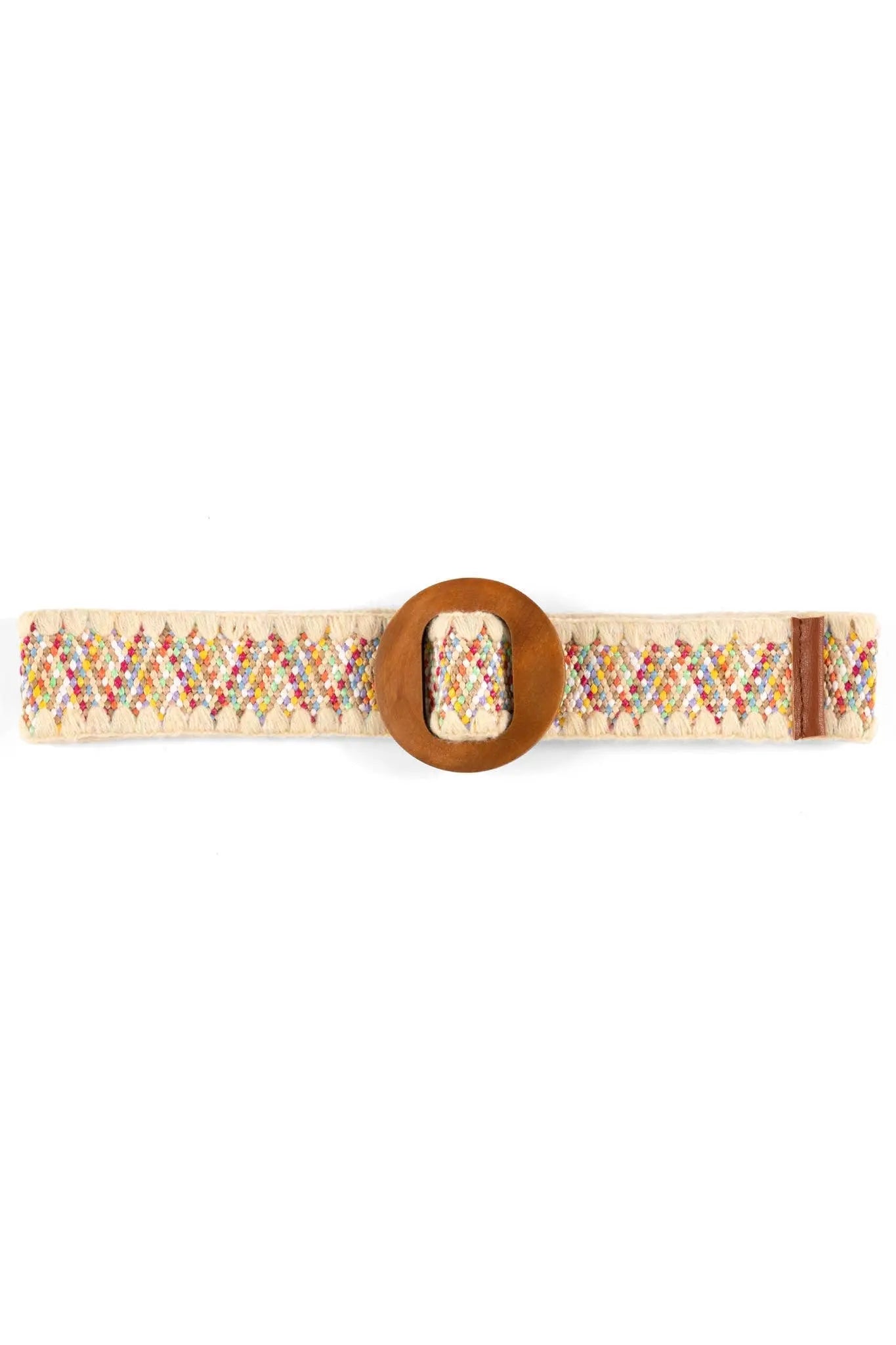 Kyra Woven Stretch Belt (Multi) - Belts