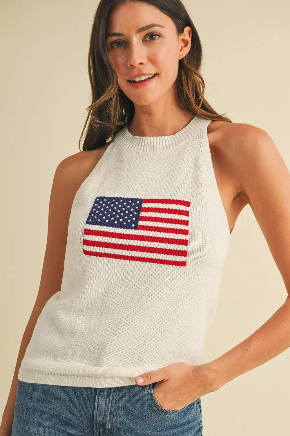 Liberty Knit Halter - Blouse