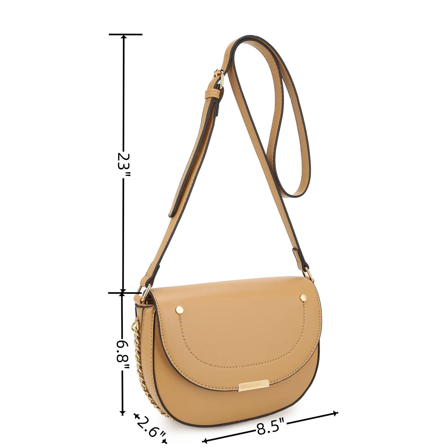 Saddle Crossbody Bag - Crossbody Bags