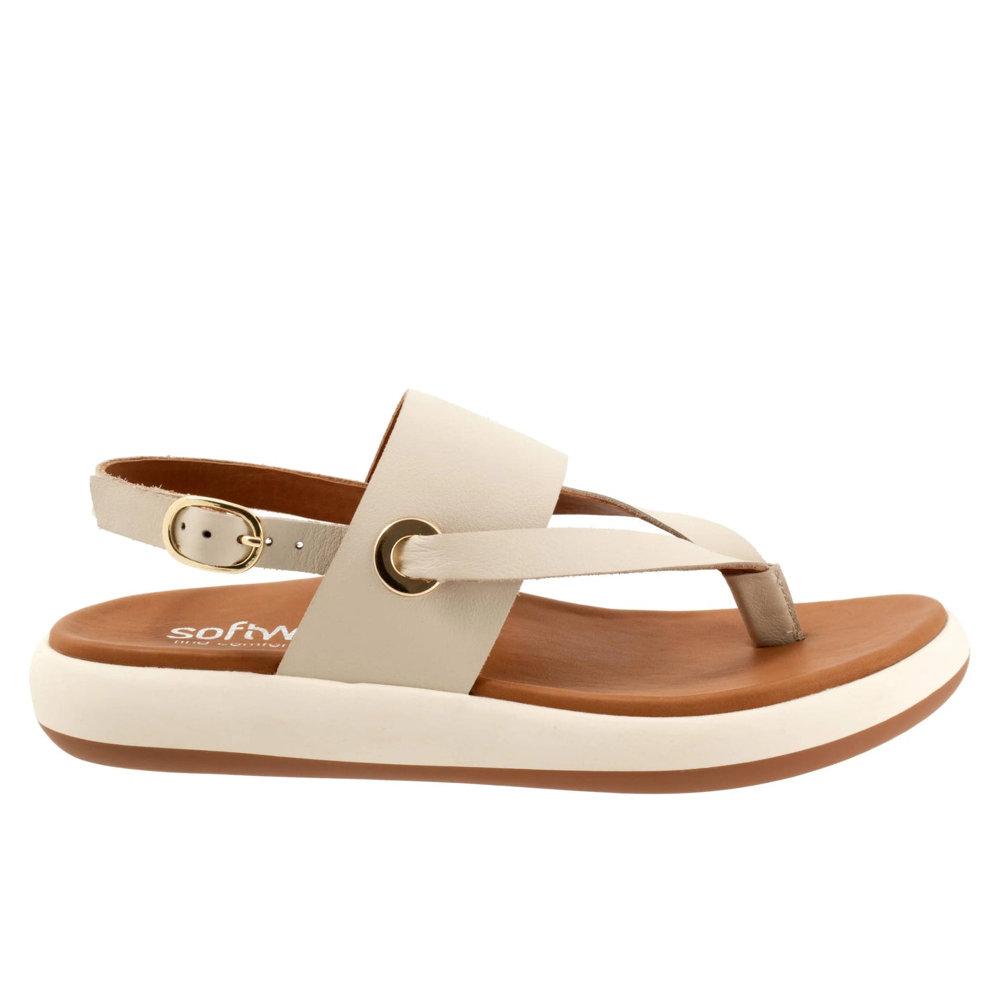 SoftWalk Joliet Leather Sporty Active Comfort Walking Sandal - Alice & Elizabeth