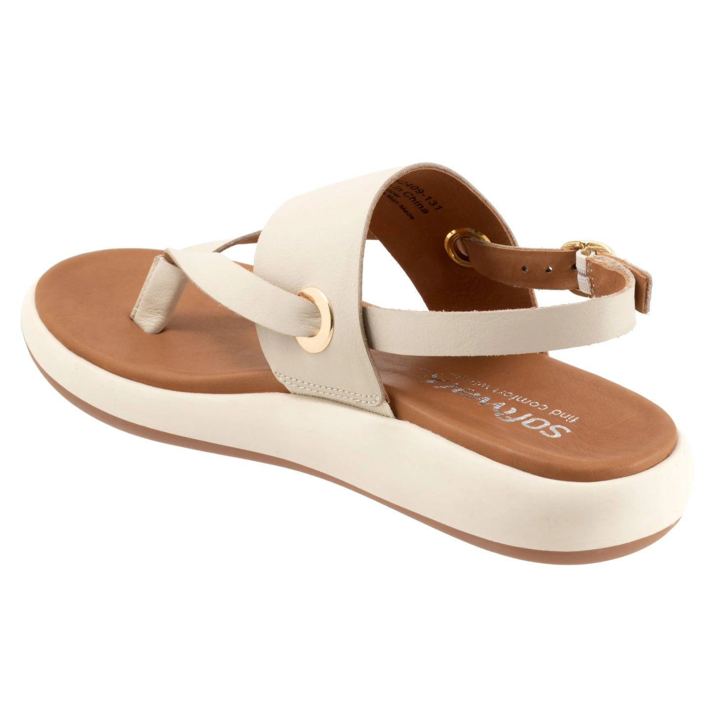 SoftWalk Joliet Leather Sporty Active Comfort Walking Sandal - Alice & Elizabeth