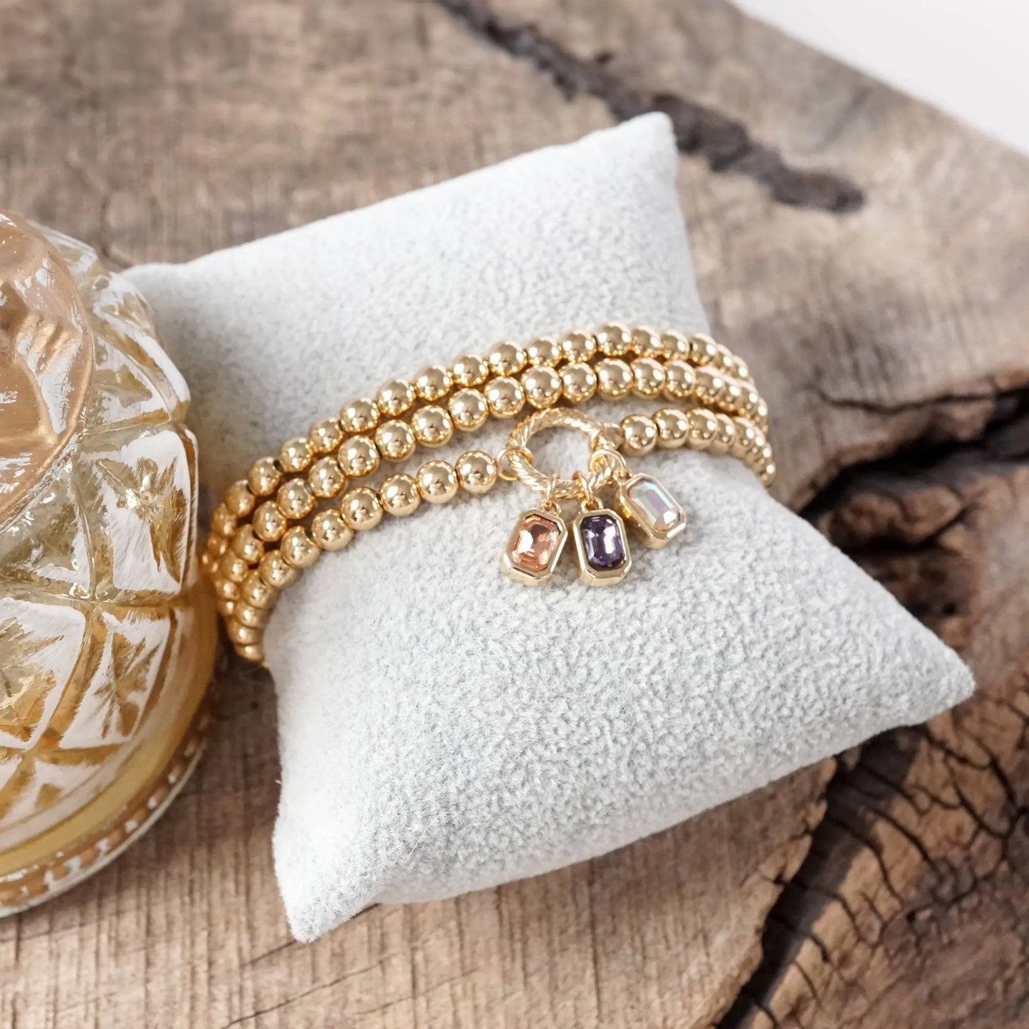 The Clara Bracelet Stack Bracelets - Pink Multi - Jewelry