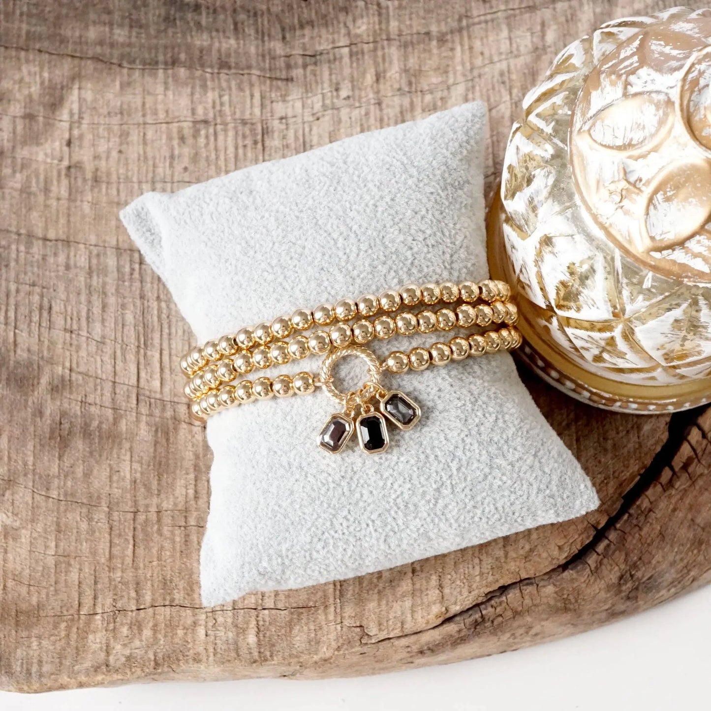 The Clara Bracelet Stack Bracelets - Blacks - Jewelry