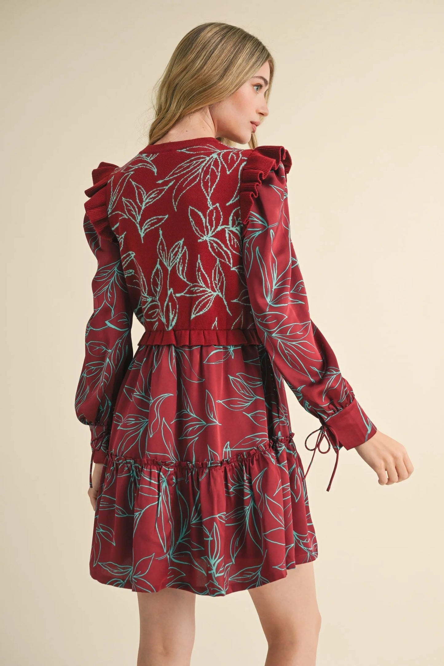 The Crimson Laurel Dress - Dresses