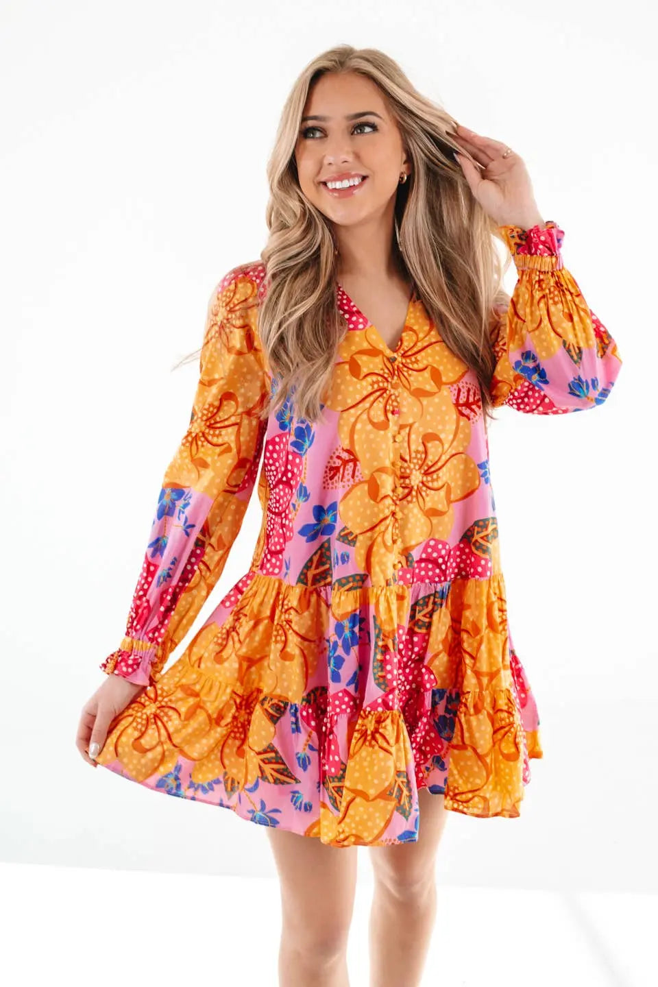 The Emerson Sunset Bloom Dress - Dresses