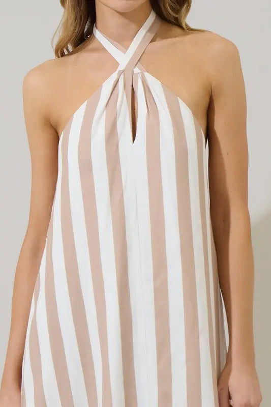 The Vivienne Striped Maxi Dress - Dresses